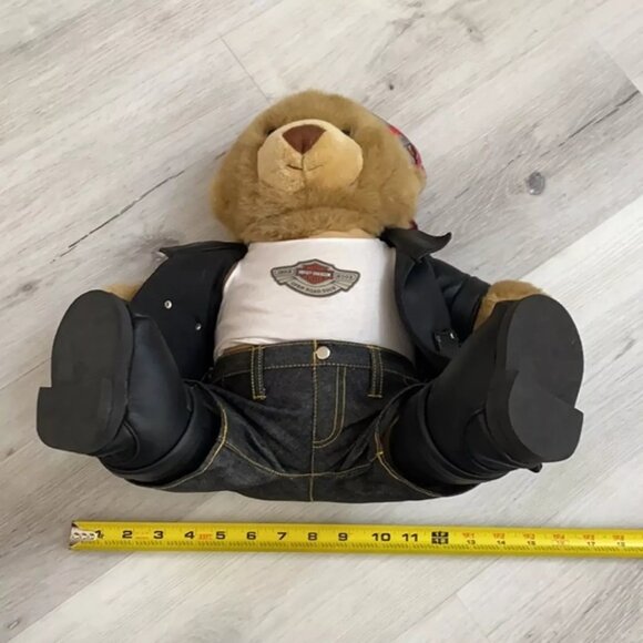 HARLEY-DAVIDSON Licensed Collectible 100 Year Anniversary Large Teddy Bear - Picture 4 of 11